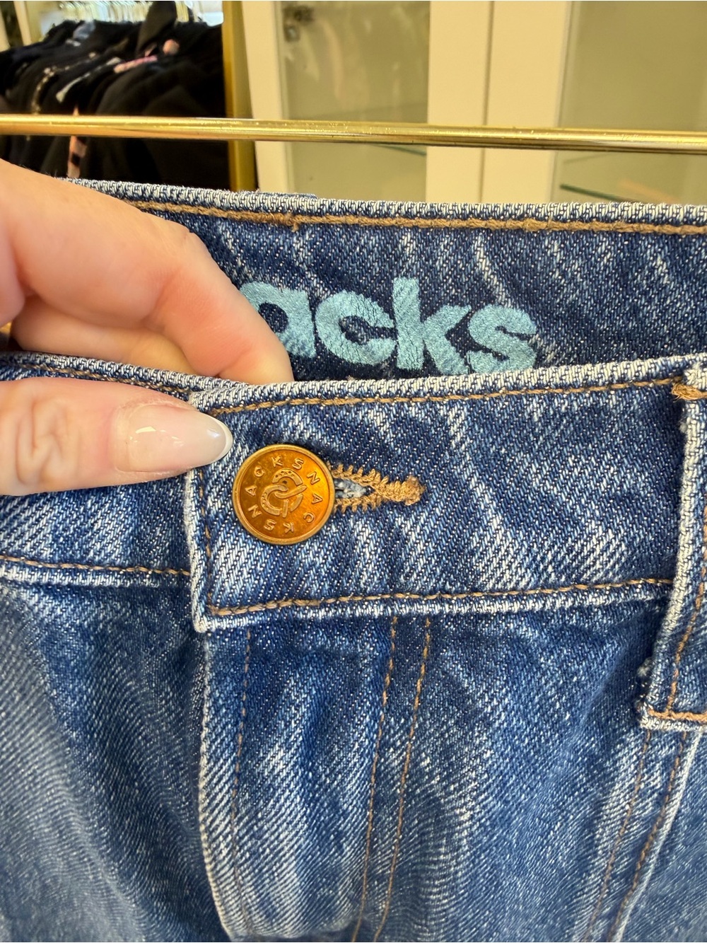 Mother Snacks The Lunch Line Sneak Fray Size 25 Wide Leg Denim - Picture 9 of 15